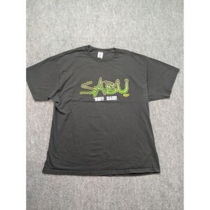 Vintage ECW Wrestling Sabu Insanity Nuff Said Graphic T Shirt Mens XXL Wrestling